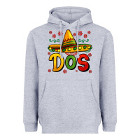 Heather Grey dos my second mexican birthday Heavyweight Hoodie - Jasminsmagicworld