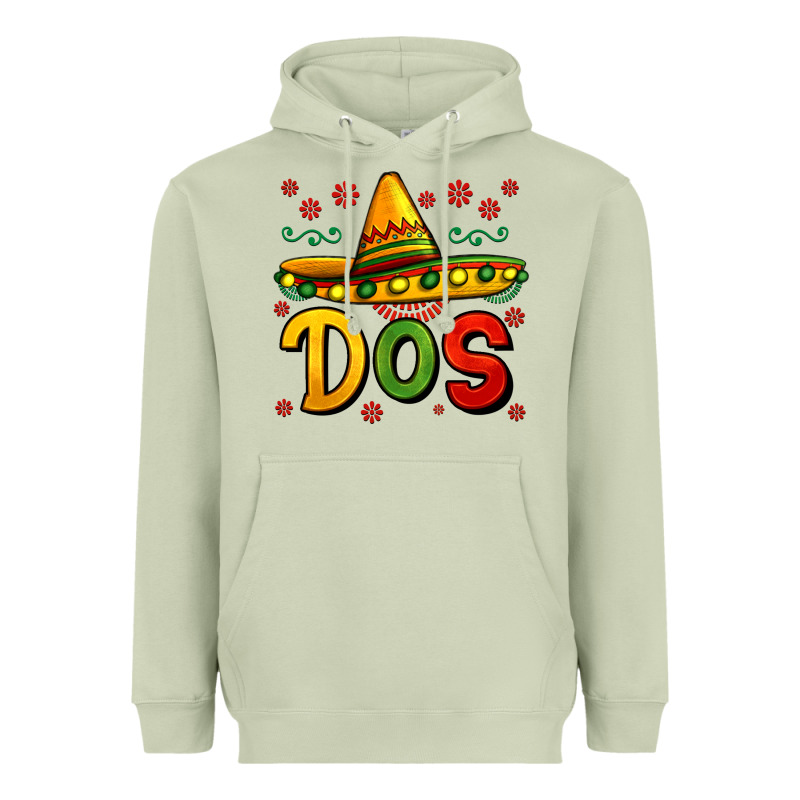 Dos My Second Mexican Birthday Heavyweight Hoodie by Jasminsmagicworld | Teevron