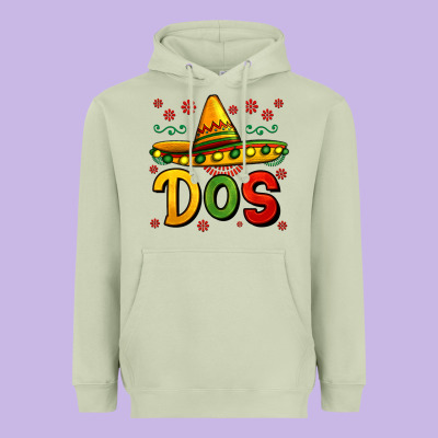 Dos My Second Mexican Birthday Heavyweight Hoodie Designed By Jasminsmagicworld
