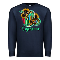 Navy Capricorn Zodiac Premium Sweatshirt - Bettercallsaul