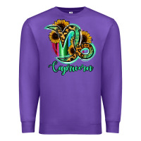 Purple Capricorn Zodiac Premium Sweatshirt - Bettercallsaul