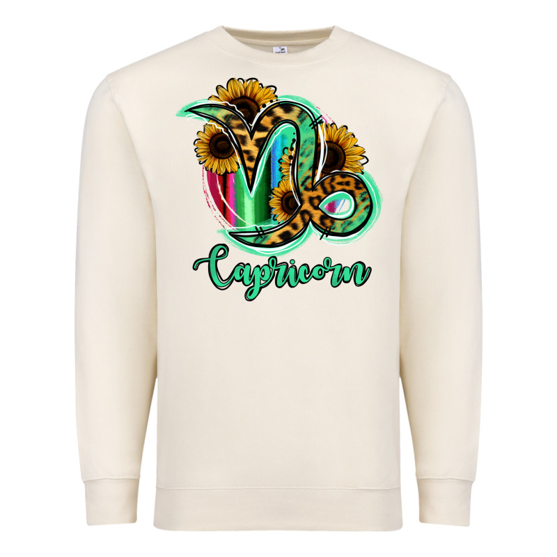 Capricorn Zodiac Premium Sweatshirt by Bettercallsaul | Teevron