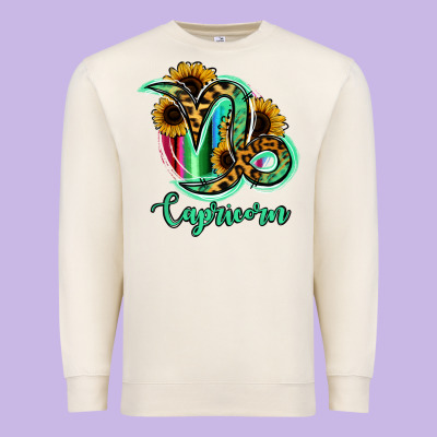 Capricorn Zodiac Premium Sweatshirt Designed By Bettercallsaul