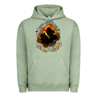 Pigment Oil Green I don't smoke but he's got a lighter Urban Hoodie - HowdyJamesFarm
