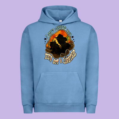 I Don't Smoke But He's Got A Lighter Urban Hoodie Designed By Howdyjamesfarm