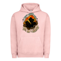 Pigment Salmon I don't smoke but he's got a lighter Urban Hoodie - HowdyJamesFarm