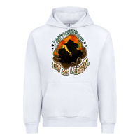 White I don't smoke but he's got a lighter Urban Hoodie - HowdyJamesFarm