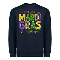Navy happy mardi gras y'all Heavyweight Sweatshirt - AdoDesignShop
