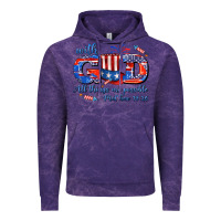 Cloud Purple with god all things are possible usa Vintage Hoodie - AdoDesignShop