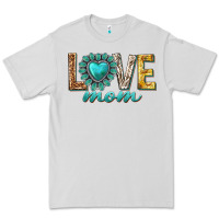 Dove Grey love mom western Premium Tee - texasbilliewilder