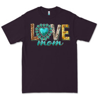 Plum love mom western Premium Tee - texasbilliewilder