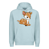 Blue Mist gazelle Premium Hoodie - texasbilliewilder