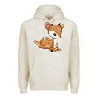 Oatmeal Heather gazelle Premium Hoodie - texasbilliewilder