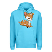 Ocean Blue gazelle Premium Hoodie - texasbilliewilder