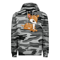 Slate Camo gazelle Premium Hoodie - texasbilliewilder