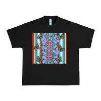 Black groovy with flowers and Butterflies Urban Heavy Tee - Artiststas