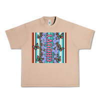 Burro groovy with flowers and Butterflies Urban Heavy Tee - Artiststas