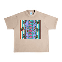 French Oak groovy with flowers and Butterflies Urban Heavy Tee - Artiststas
