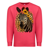 Cardinal Zebra With Sunflowers Premium Sweatshirt - Bettercallsaul