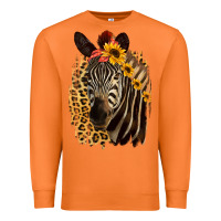Carrot Zebra With Sunflowers Premium Sweatshirt - Bettercallsaul