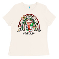 Bone Christmas nurselife rainbow Ladies Tee - JahusDesignShop