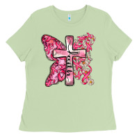 Matcha faith cancer cross Ladies Tee - Zillion Design Studio