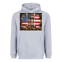 Heather Grey proud veteran veterans day Heavyweight Hoodie - Jasminsmagicworld