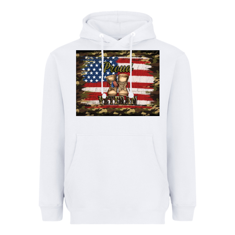 Proud Veteran Veterans Day Heavyweight Hoodie by Jasminsmagicworld | Teevron