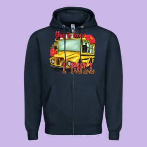 This Is How I Roll Zipper Hoodie Designed By Nancycooperartshop