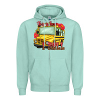Seafoam this is how i roll Zipper Hoodie - NancyCooperArtShop
