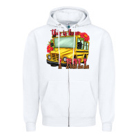 White this is how i roll Zipper Hoodie - NancyCooperArtShop