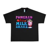 Black powered by milkshake Urban Heavy Tee - AdoDesignShop