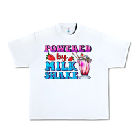 White powered by milkshake Urban Heavy Tee - AdoDesignShop
