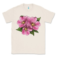 Natural Wild Prairie Rose Illustrations Classic Tee - LillyAllenDesigns