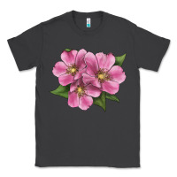 Smoke Wild Prairie Rose Illustrations Classic Tee - LillyAllenDesigns