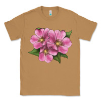 Toasted Coconut Wild Prairie Rose Illustrations Classic Tee - LillyAllenDesigns