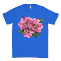 True Royal Wild Prairie Rose Illustrations Classic Tee - LillyAllenDesigns