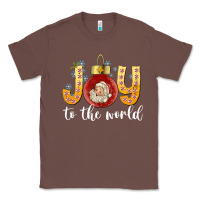 Chestnut Joy To The World Classic Tee - CowhideDigitalArt
