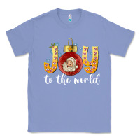 Colony Blue Joy To The World Classic Tee - CowhideDigitalArt