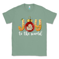 Sage Joy To The World Classic Tee - CowhideDigitalArt
