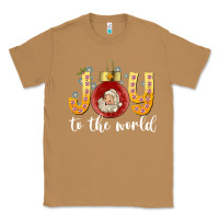 Toasted Coconut Joy To The World Classic Tee - CowhideDigitalArt