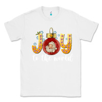 White Joy To The World Classic Tee - CowhideDigitalArt