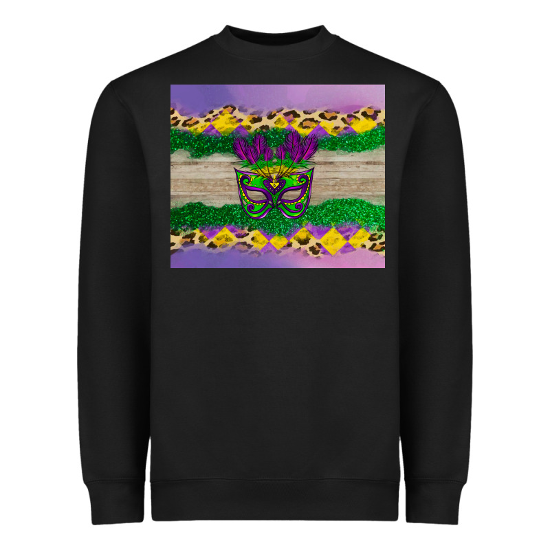 Mardi Gras Mask Heavyweight Sweatshirt by AdoDesignShop | Teevron