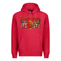 Cardinal Firefighter Mom Premium Hoodie - texasbilliewilder