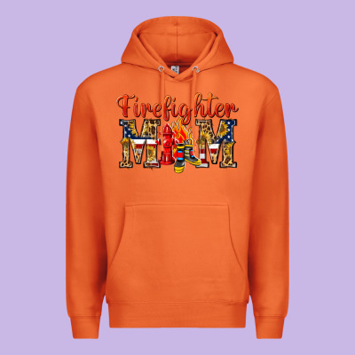 Firefighter Mom Premium Hoodie Designed By Texasbilliewilder