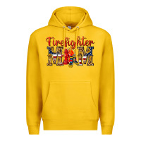 Lemon Firefighter Mom Premium Hoodie - texasbilliewilder
