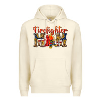 Sandshell Firefighter Mom Premium Hoodie - texasbilliewilder