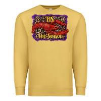 Antique Gold mardi gras this the season lobster Premium Sweatshirt - RanaPortraitStore