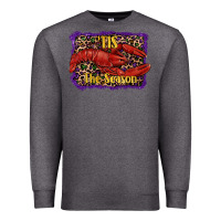 Charcoal Heather mardi gras this the season lobster Premium Sweatshirt - RanaPortraitStore