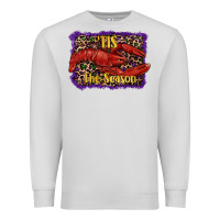 Dove Grey mardi gras this the season lobster Premium Sweatshirt - RanaPortraitStore